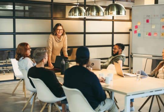 Business people meeting