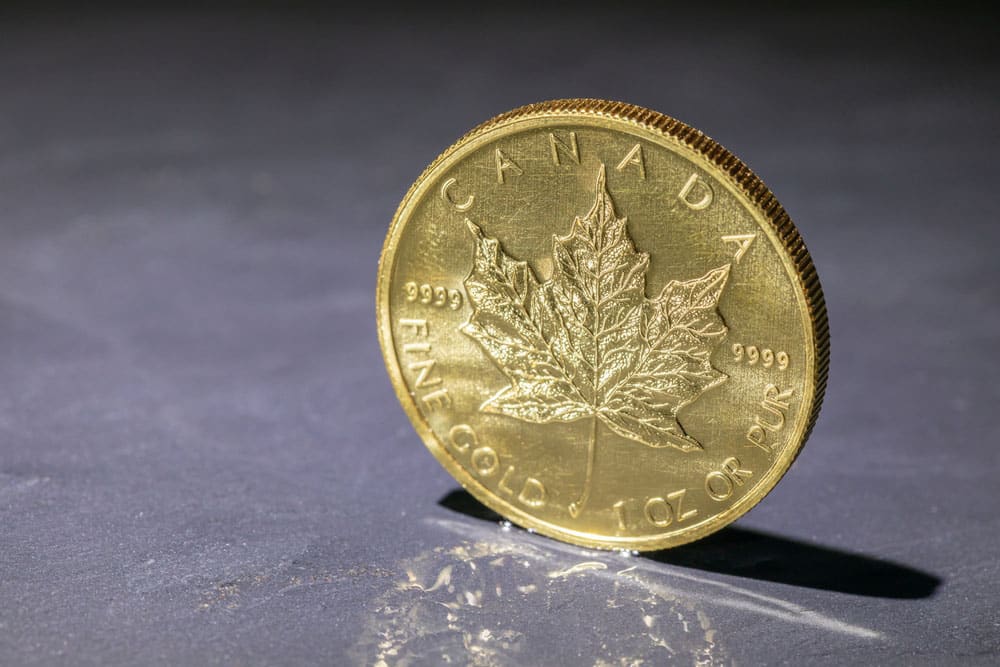 Canadian gold maple coin
