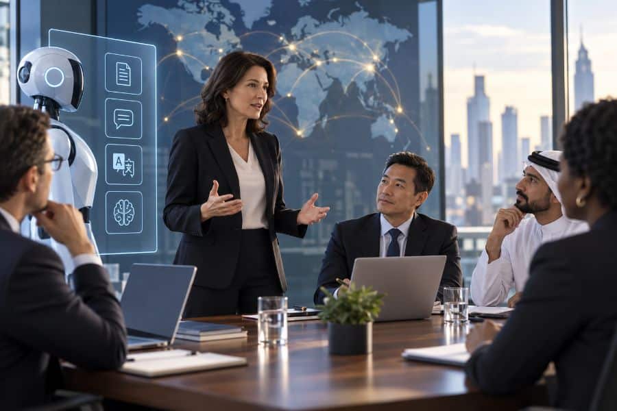 Beyond Fluency: Business Language Skills Executives Still Need in an AI Workplace